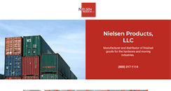 Desktop Screenshot of nielsenproductsllc.com